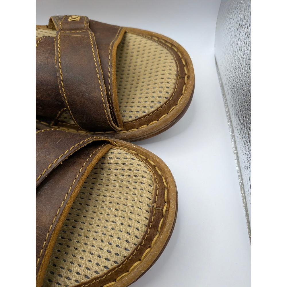 Born Mens Brown‎ Leather Adjustable Strap Sport Jesus Sandals Size 14 47 - Picture 12 of 15